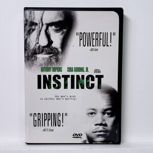 Instinct DVD 1999 Anthony Hopkins Cuba Gooding Widescreen Thriller Buena Vista